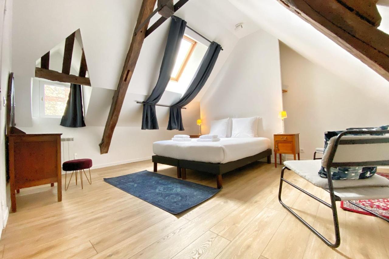 La Terrasse Notre Dame - Character House - 4P - Center Honfleur Exterior foto
