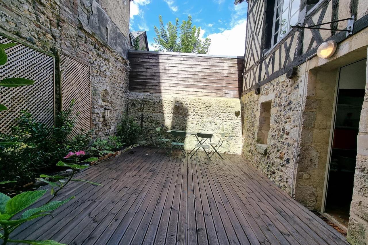 La Terrasse Notre Dame - Character House - 4P - Center Honfleur Exterior foto